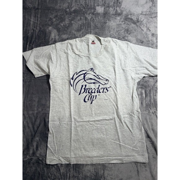 Fruit of the Loom Other - Vintage 1990 Single Stitch Made In USA Fruit Of Loom TShirt Breeders Cup Size XL